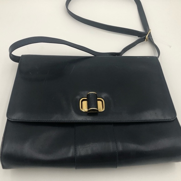 Salvatore Ferragamo Handbags - SALVATORE FERRAGAMO Crossbody bag, made in Italy, Navy